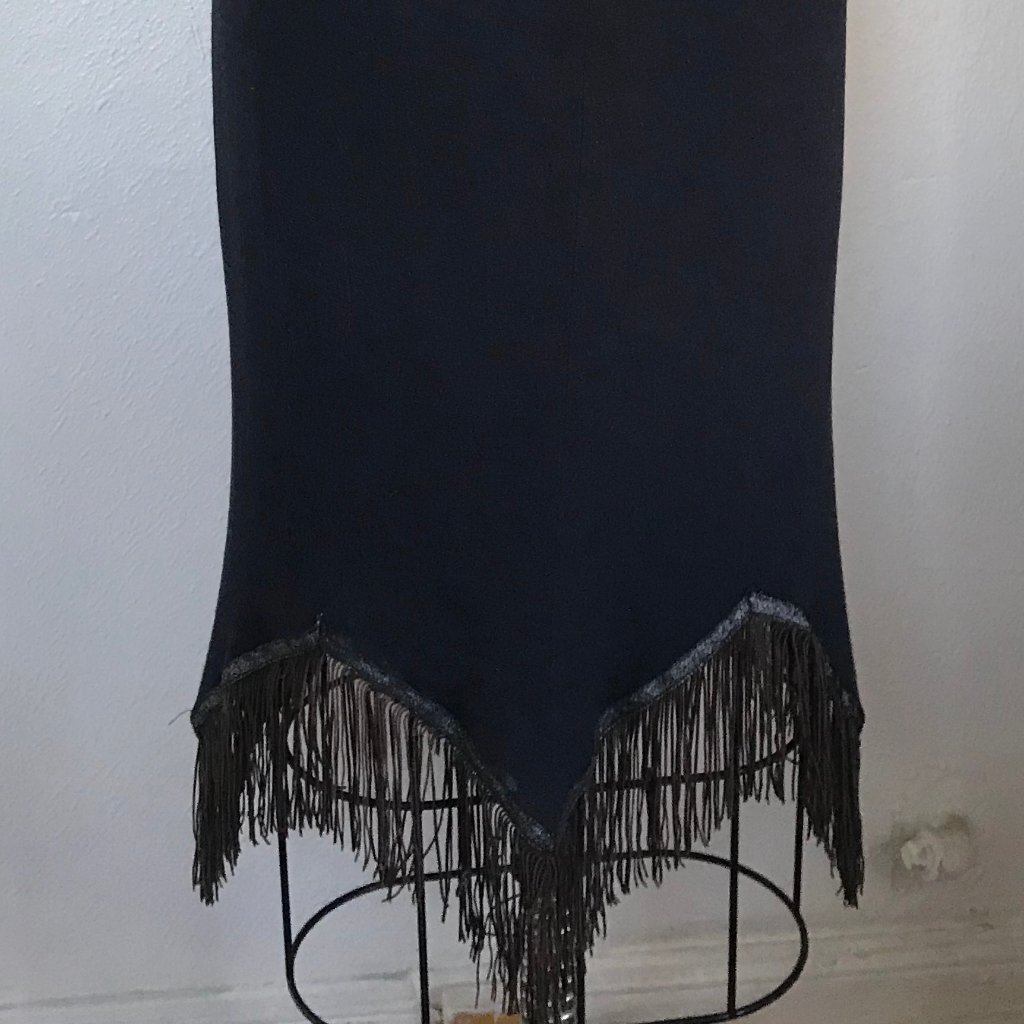 Betsey Johnson Vintage Skirt With Fringed Bottom Sz Sm.